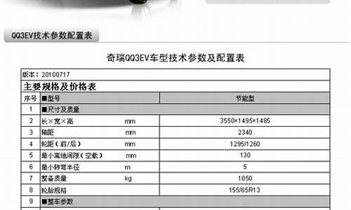 奇瑞电动汽车价格表纯电动_奇瑞电动汽车价格表纯电动图片